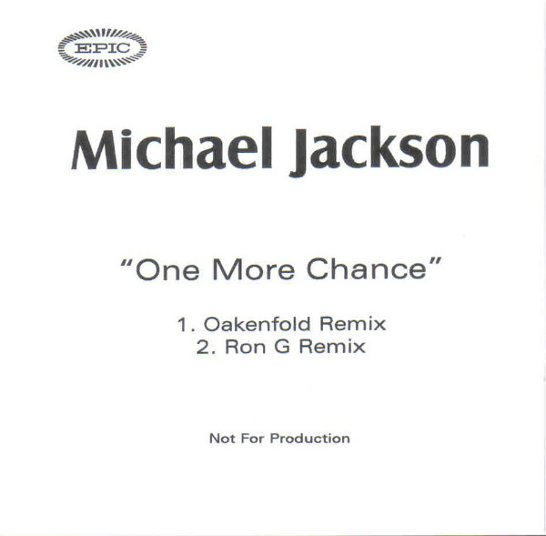 Michael Jackson - One More Chance | Releases | Discogs