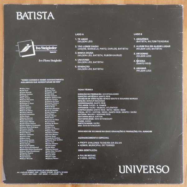 baixar álbum Batista - Universo