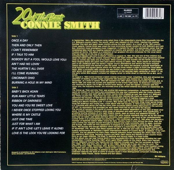 Album herunterladen Connie Smith - 20 Of The Best