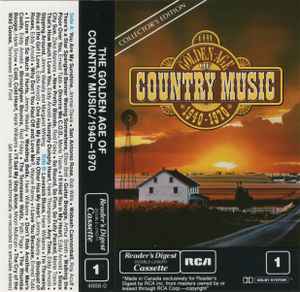 Various - The Golden Age Of Country Music 1940-1970 album cover