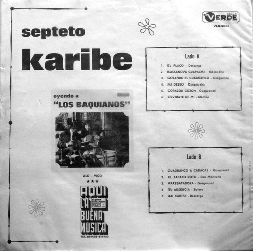 descargar álbum Septeto Karibe - Septeto Karibe