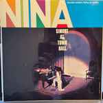 Cover of Nina Simone At Town Hall, 1959, Vinyl
