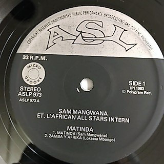 télécharger l'album Sam Mangwana Et L'African All Stars International - Vol 1