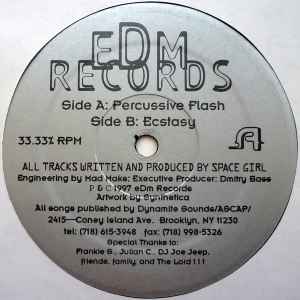 Space Girl - Percussive Flash / Ecstasy album cover