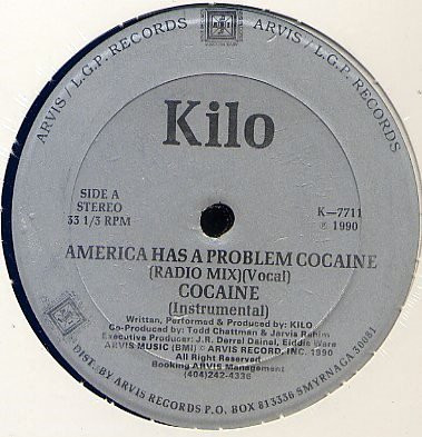 Kilo – America Has A Problem Cocaine (1990, Vinyl) - Discogs