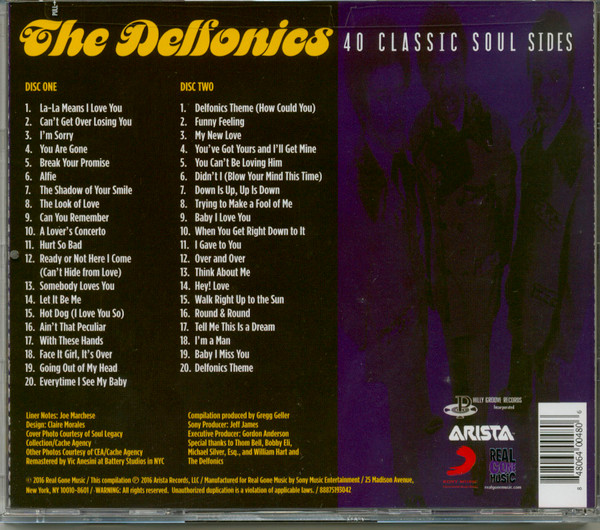last ned album The Delfonics - 40 Classic Soul Sides