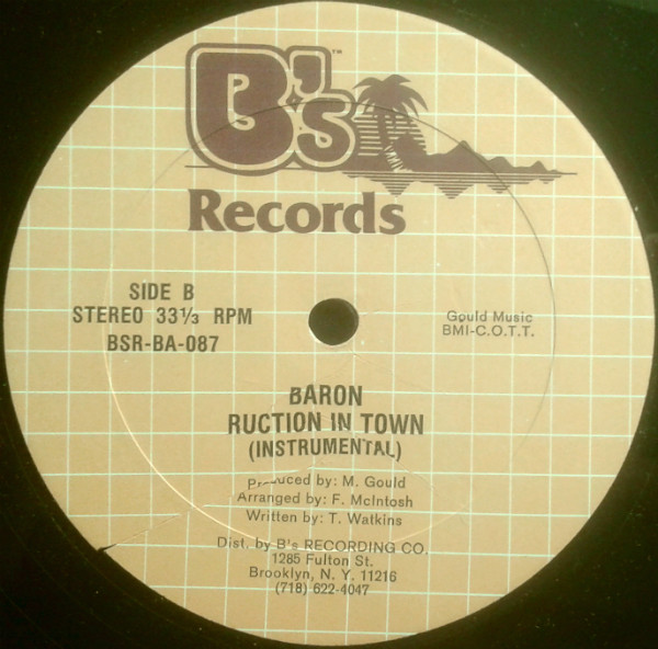 baixar álbum Baron - Ruction In Town