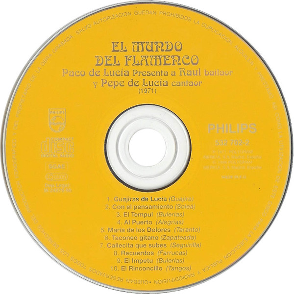 lataa albumi Paco De Lucía - El Mundo Del Flamenco