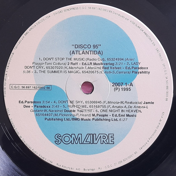 ladda ner album Various - Disco 95 Atlântida