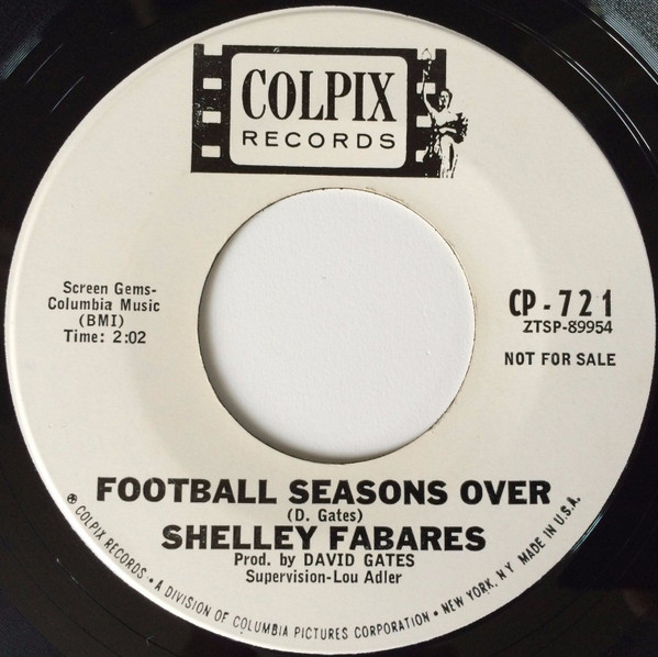 last ned album Shelley Fabares - Football Seasons Over He Dont Love Me