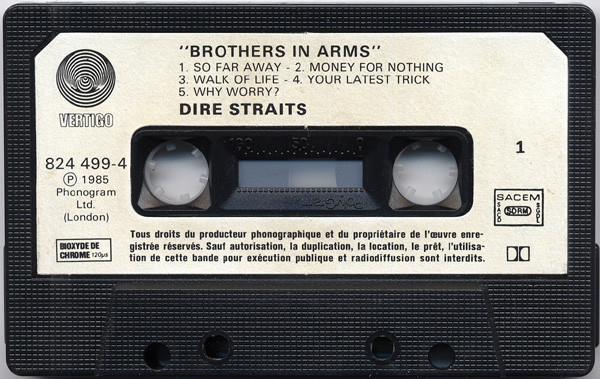 Dire Straits - Brothers in Arms, CD 1985 Warner Bros Recording, 9 25264-2