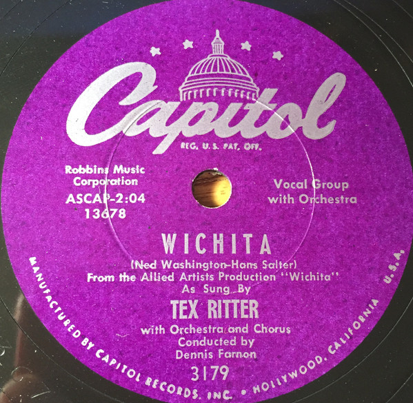 descargar álbum Tex Ritter - Wichita September Song