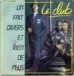 Cover of Un Fait Divers Et Rien De Plus, 1983, Vinyl