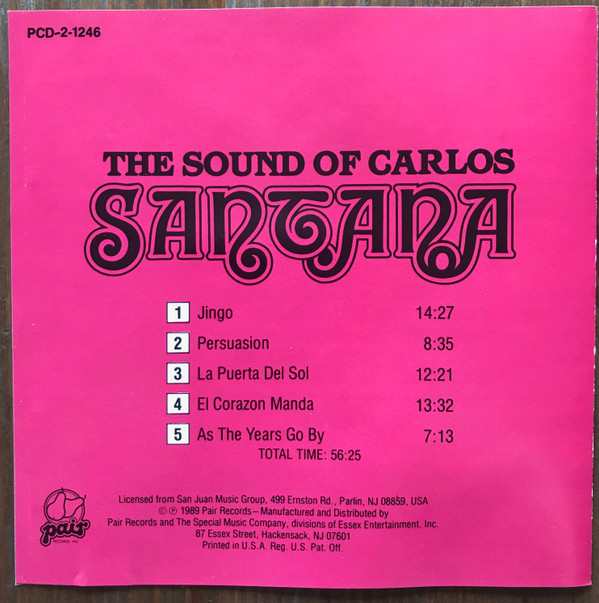 lataa albumi Santana - The Sound of Carlos Santana