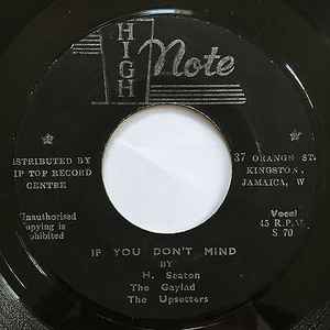 The Gaylads / L. Perry Upsetters – If You Don't Mind / Big Joke