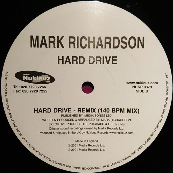 télécharger l'album Mark Richardson - Hard Drive