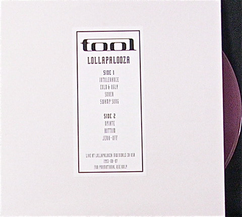 TOOL - Lollapalooza In Texas (Clear Vinyl/140G) -  Music