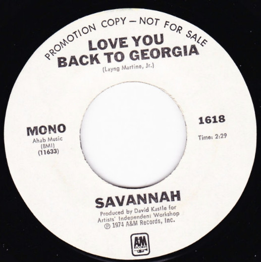 télécharger l'album Savannah - Love You Back To Georgia