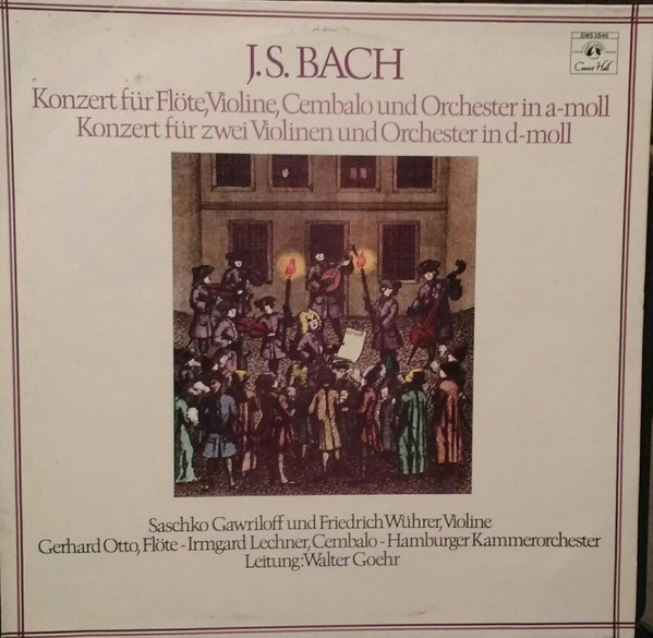 Bach Bach Walter Goehr Konzert Für Flöte Violine Klavier Und Orchester In A-Moll K 