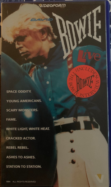 David Bowie – Live (1984, VHS) - Discogs