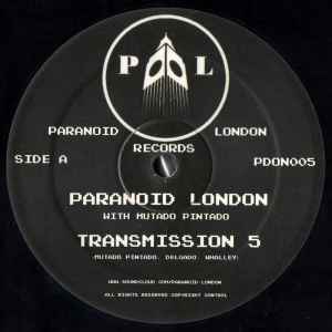 Paranoid London - Transmission 5 album cover