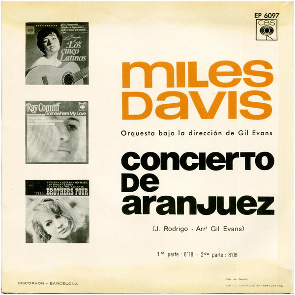 ladda ner album Miles Davis - Concierto De Aranjuez