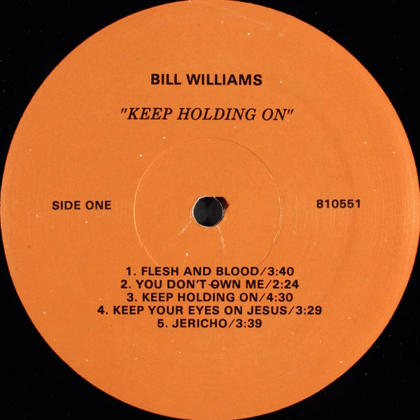 lataa albumi Bill Williams - Keep Holding On