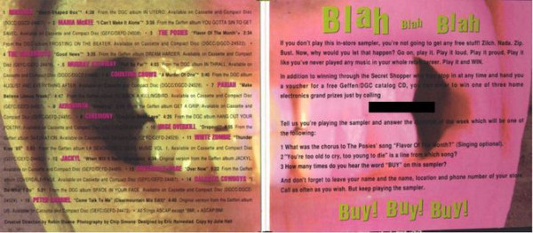 lataa albumi Various - Blah Blah Blah Buy Buy Buy