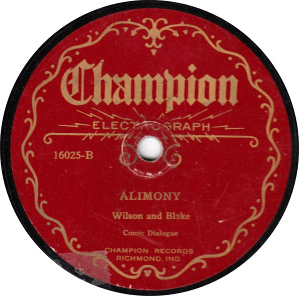 descargar álbum Wilson And Blake - Matrimony Alimony