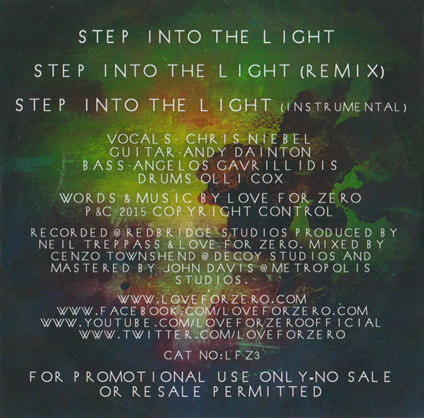 télécharger l'album Love For Zero - Step Into The Light