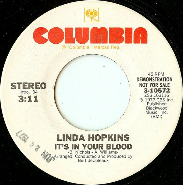 baixar álbum Download Linda Hopkins - Its In Your Blood album