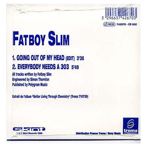 Fatboy Slim - Going Out Of My Head | Releases | Discogs