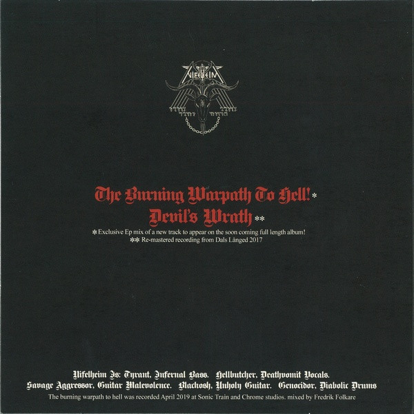 Album herunterladen Nifelheim - The Burning Warpath To Hell
