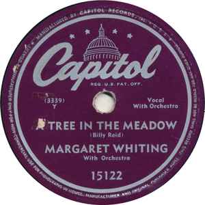 Margaret Whiting A Tree In The Meadow I m Sorry But I m Glad