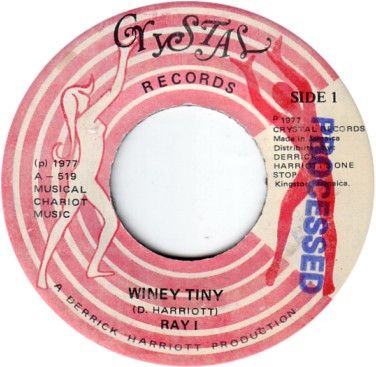 Ray I – Winey Tiny (1977, Vinyl) - Discogs