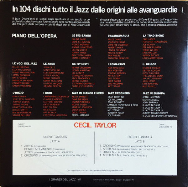 last ned album Cecil Taylor - Cecil Taylor
