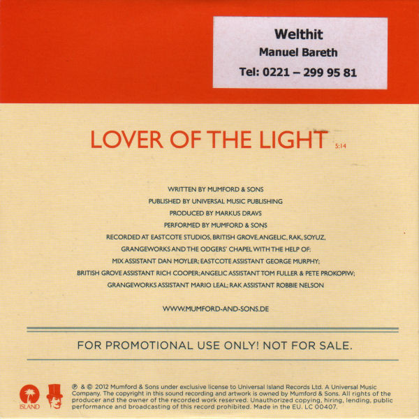 ladda ner album Mumford & Sons - Lover of the Light