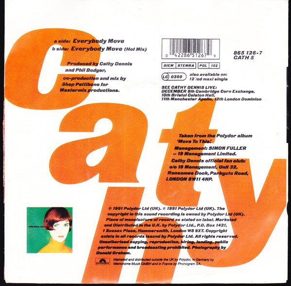 Album herunterladen Cathy Dennis - Everybody Move