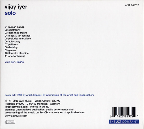 ladda ner album Vijay Iyer - Solo