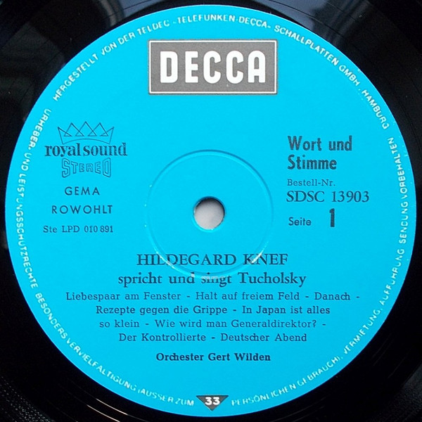 descargar álbum Hildegard Knef Spricht Und Singt Tucholsky - Hildegard Knef Spricht Und Singt Tucholsky