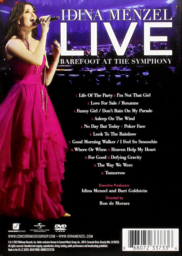 télécharger l'album Idina Menzel - Live Barefoot At The Symphony