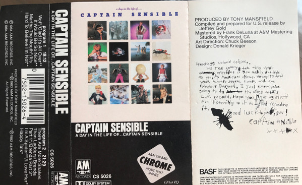 télécharger l'album Captain Sensible - A Day In The Life OfCaptain Sensible