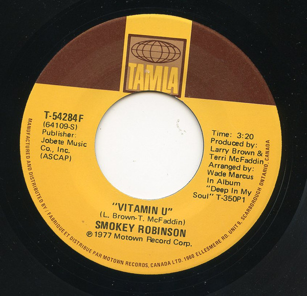 ladda ner album Smokey Robinson - Vitamin U Holly