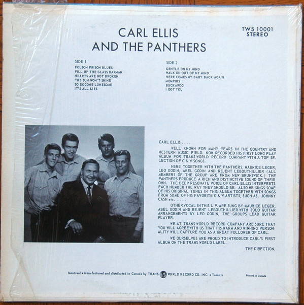 last ned album Carl Ellis and the Panthers - Carl Ellis And The Panthers