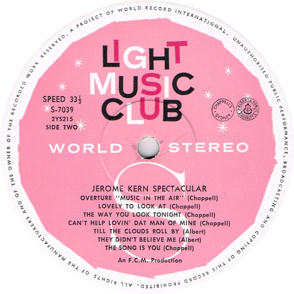 baixar álbum Various - Jerome Kern Spectacular
