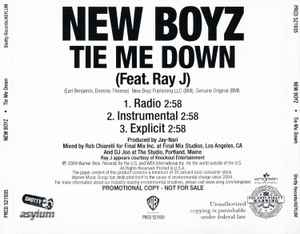 New Boyz Feat. Ray J – Tie Me Down (2009, CD) - Discogs