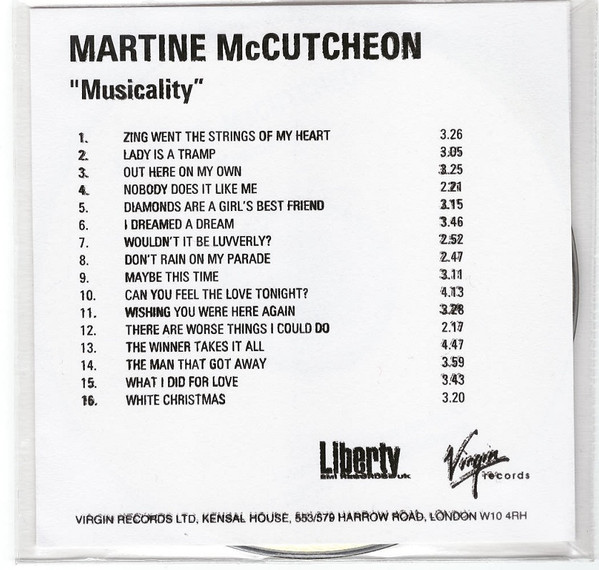 lataa albumi Martine McCutcheon - Musicality