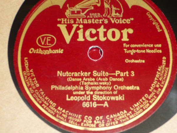 78回転/SP盤 Philadelphia Symphony, L. Stokowski Nutcracker Suite (Tchaikovsky)