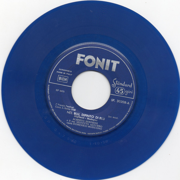 Domenico Modugno – Nel Blu, Dipinto Di Blu (1958, Blue, Vinyl