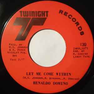 Let Me Come Within - Renaldo Domino